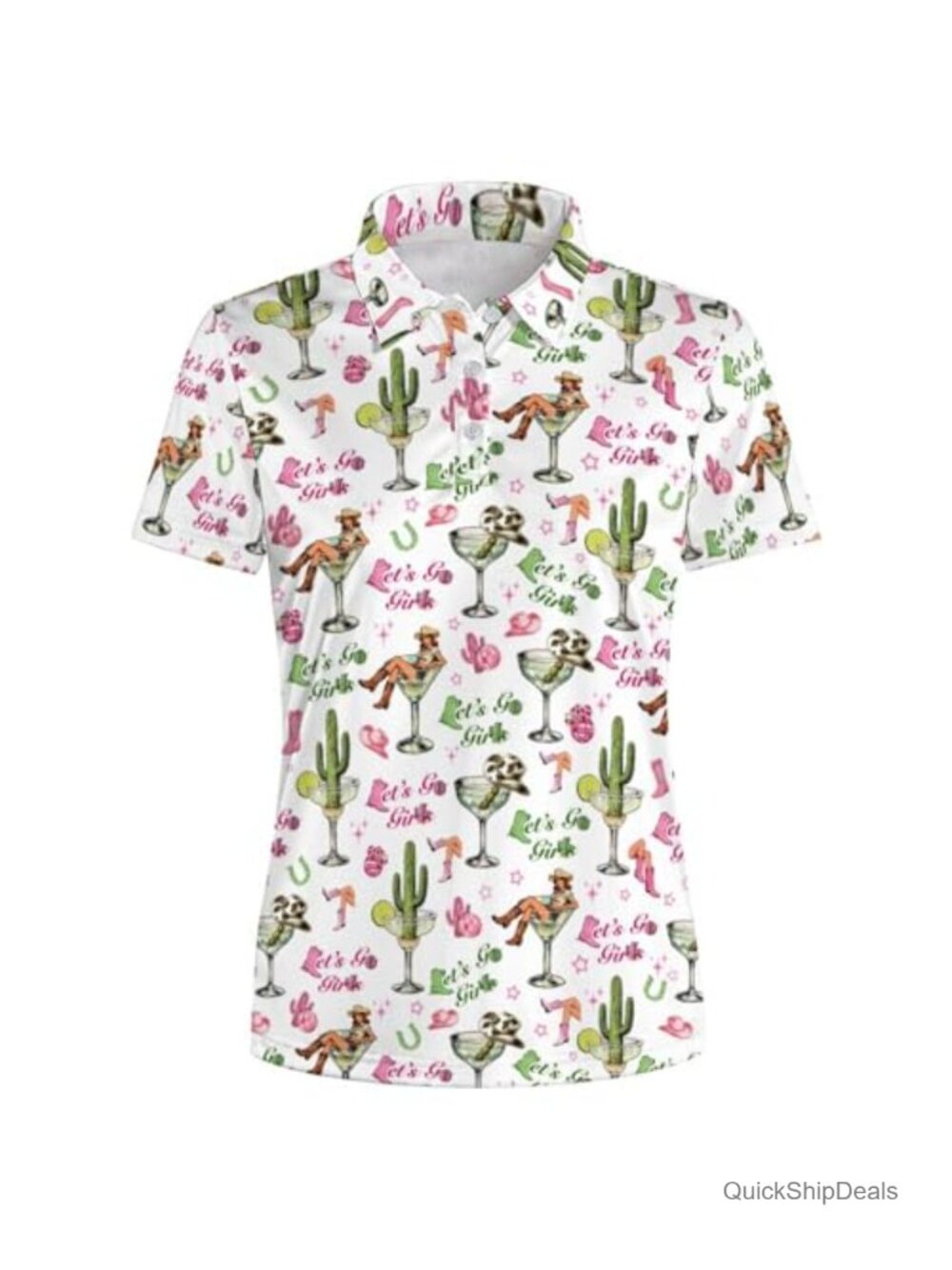 Womens Golf Polo Shirt Moisture Wicking Quick Dry Short Sleeve